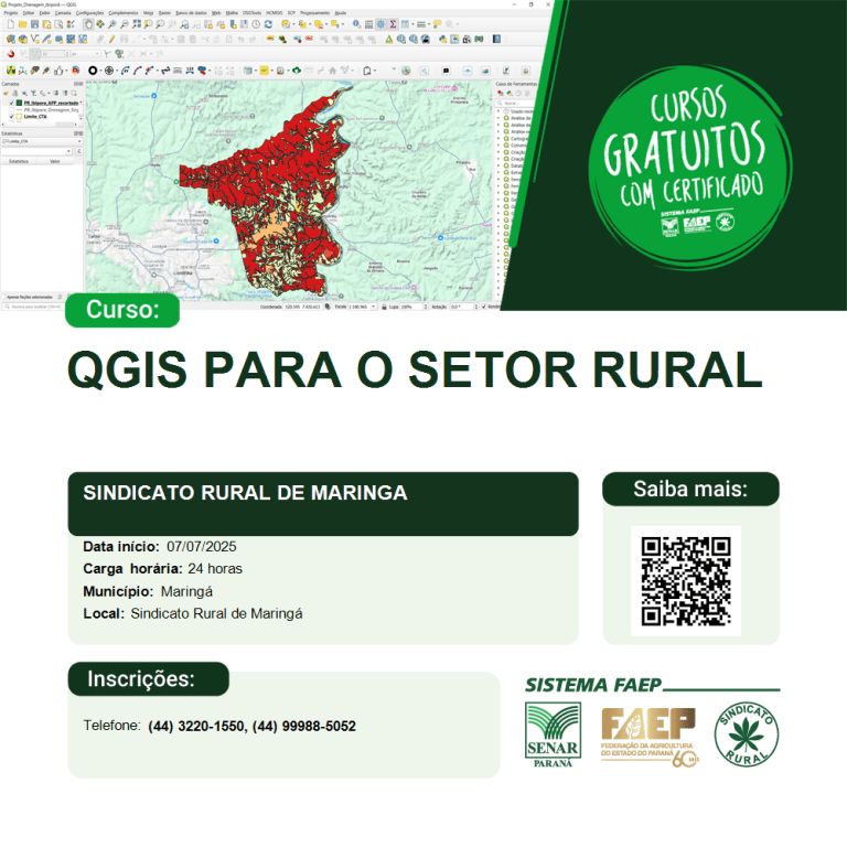 QGIS para o setor rural