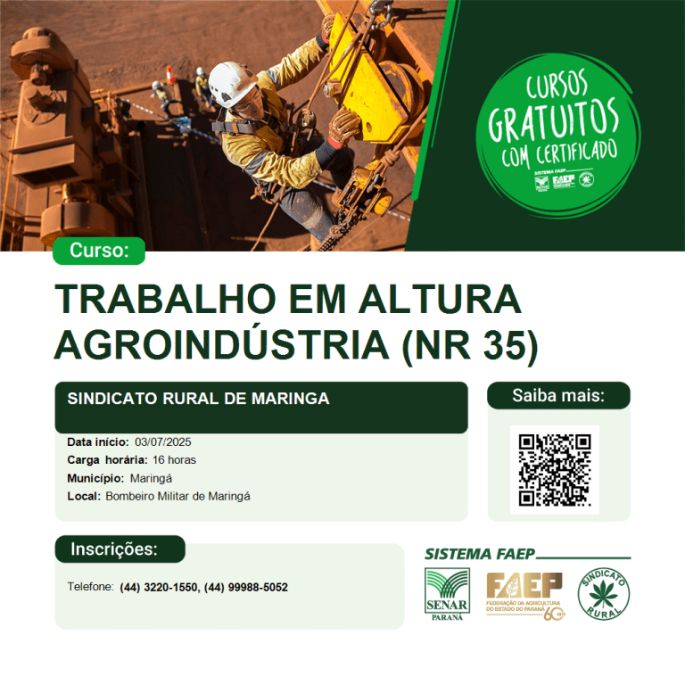 Trabalho em altura agroindustria (NR 35)