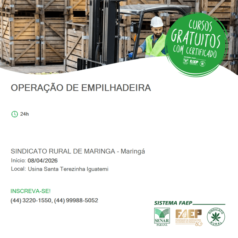 Operacao de Empilhadeira